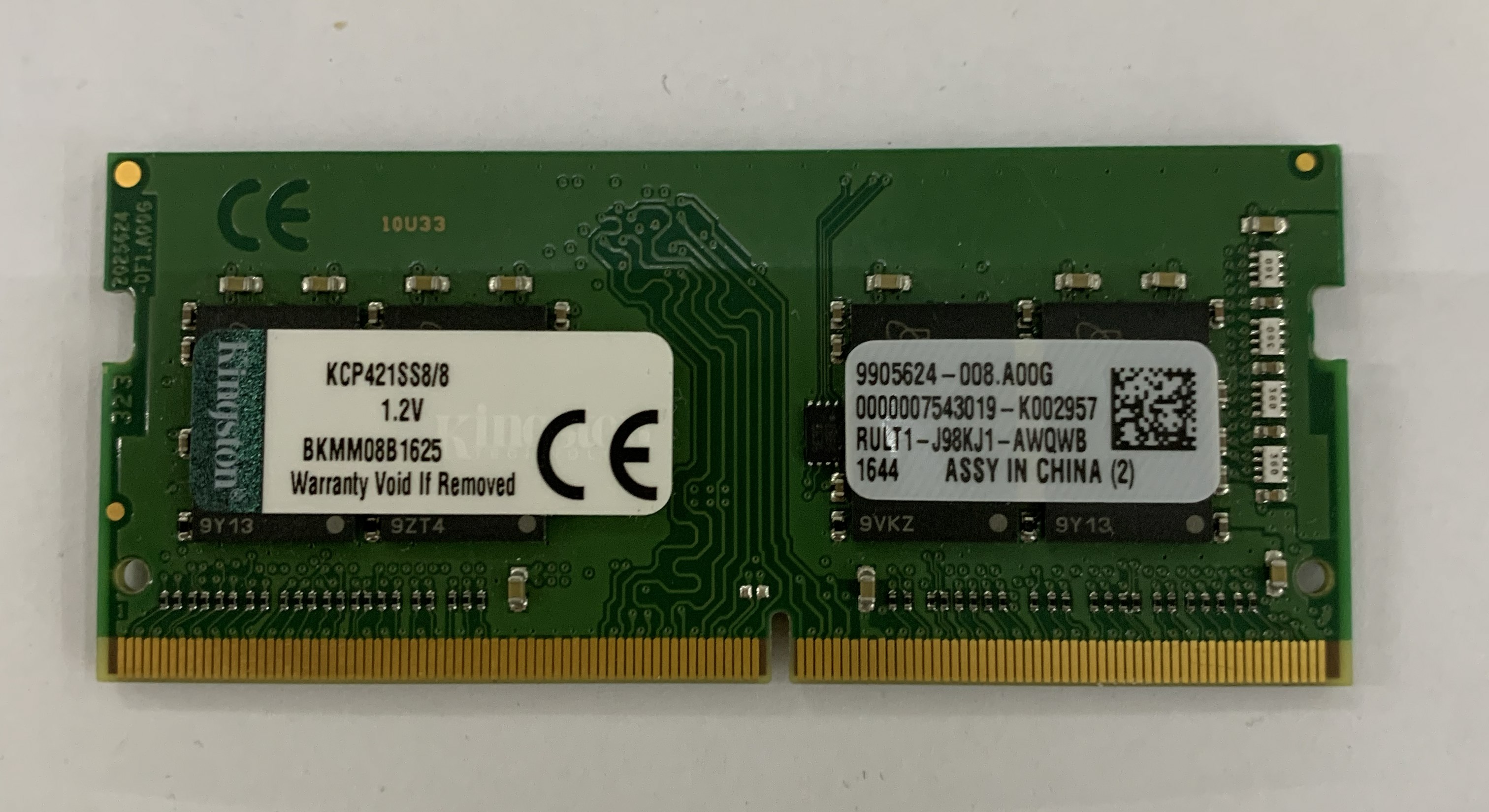 Kingston 8GB DDR4 SDRAM 1Rx8 PC4- 2133 KCP421SS8/8 für Notebook Nr. 15