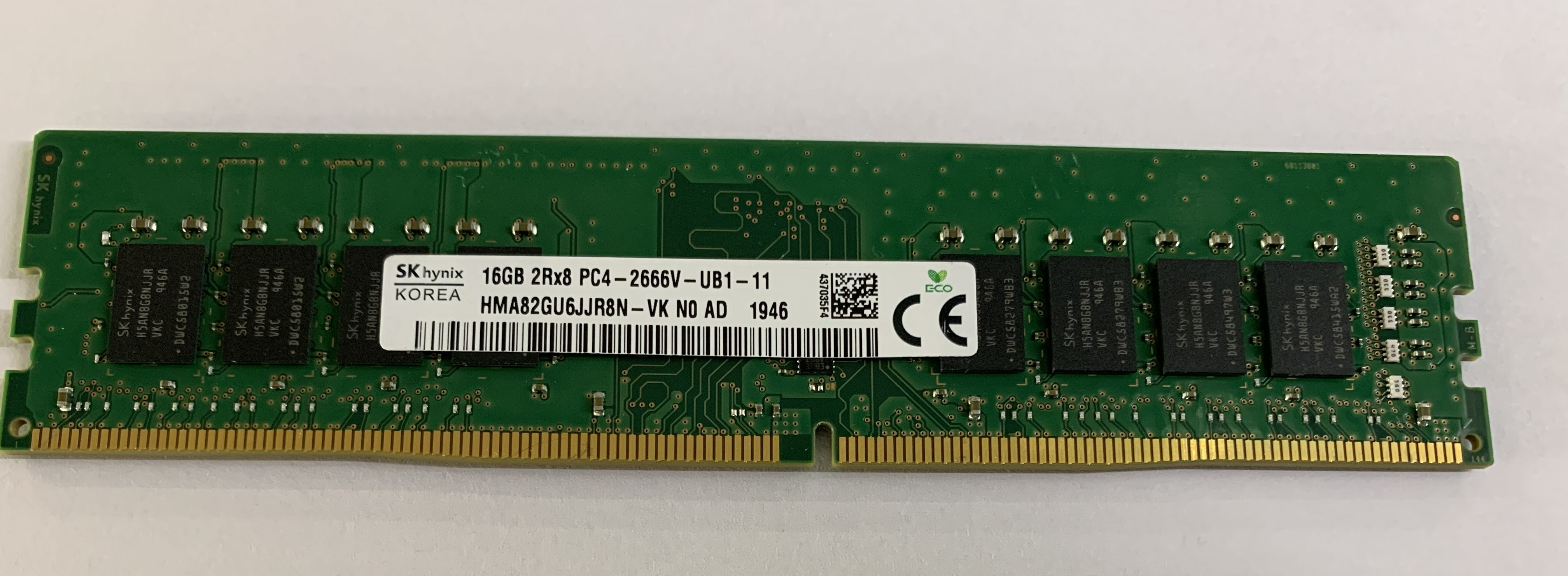 SK hynix 16GB DDR4 SDRAM 2Rx8 PC4-2666V HMA82GU6JJR8N-VK  für Desktop Nr.8
