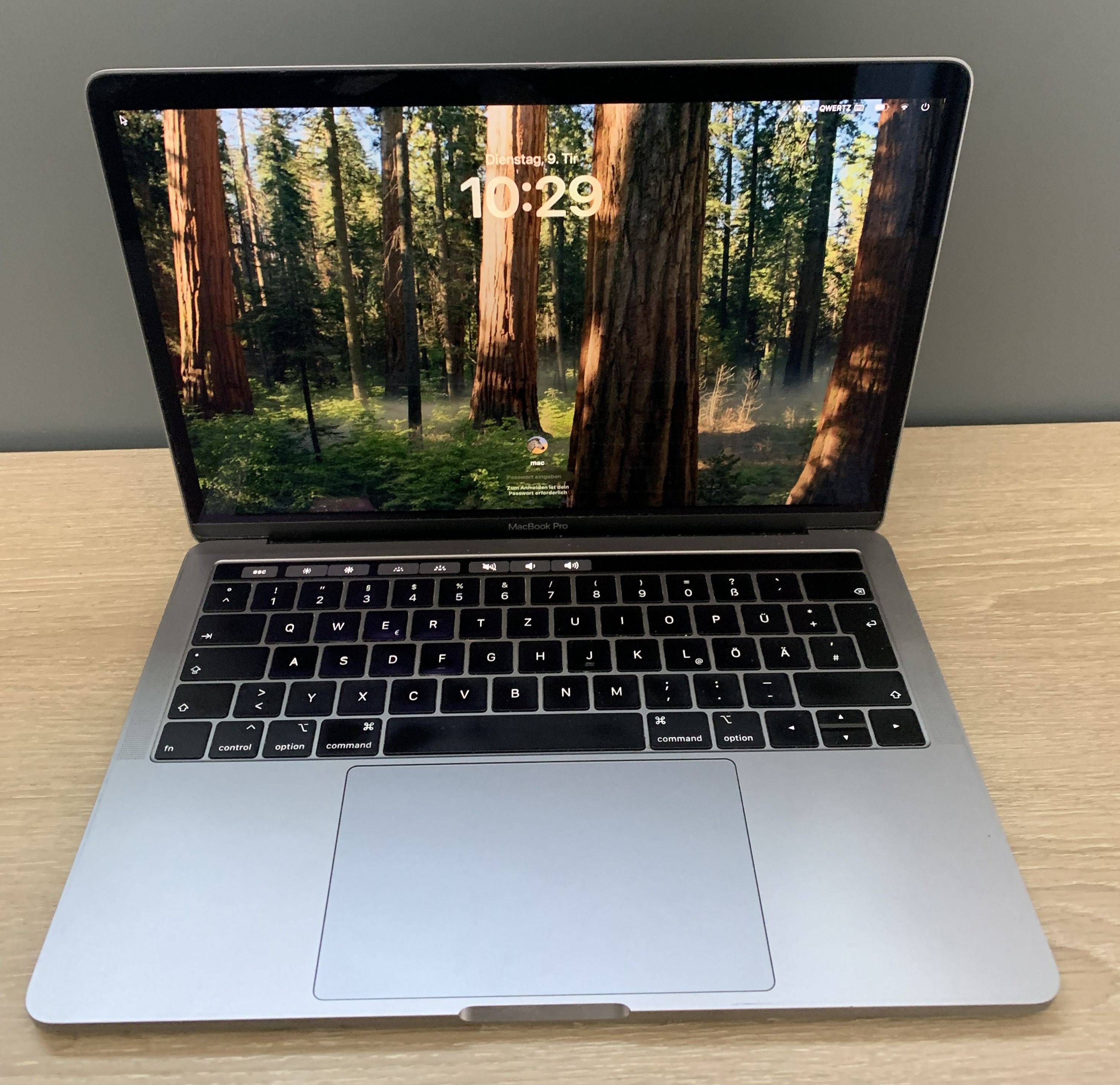 MacBook Pro  A1989 13.3" Touchbar i5-8279U 16GB 256GB NVMe Iris 655 OS B-Ware26