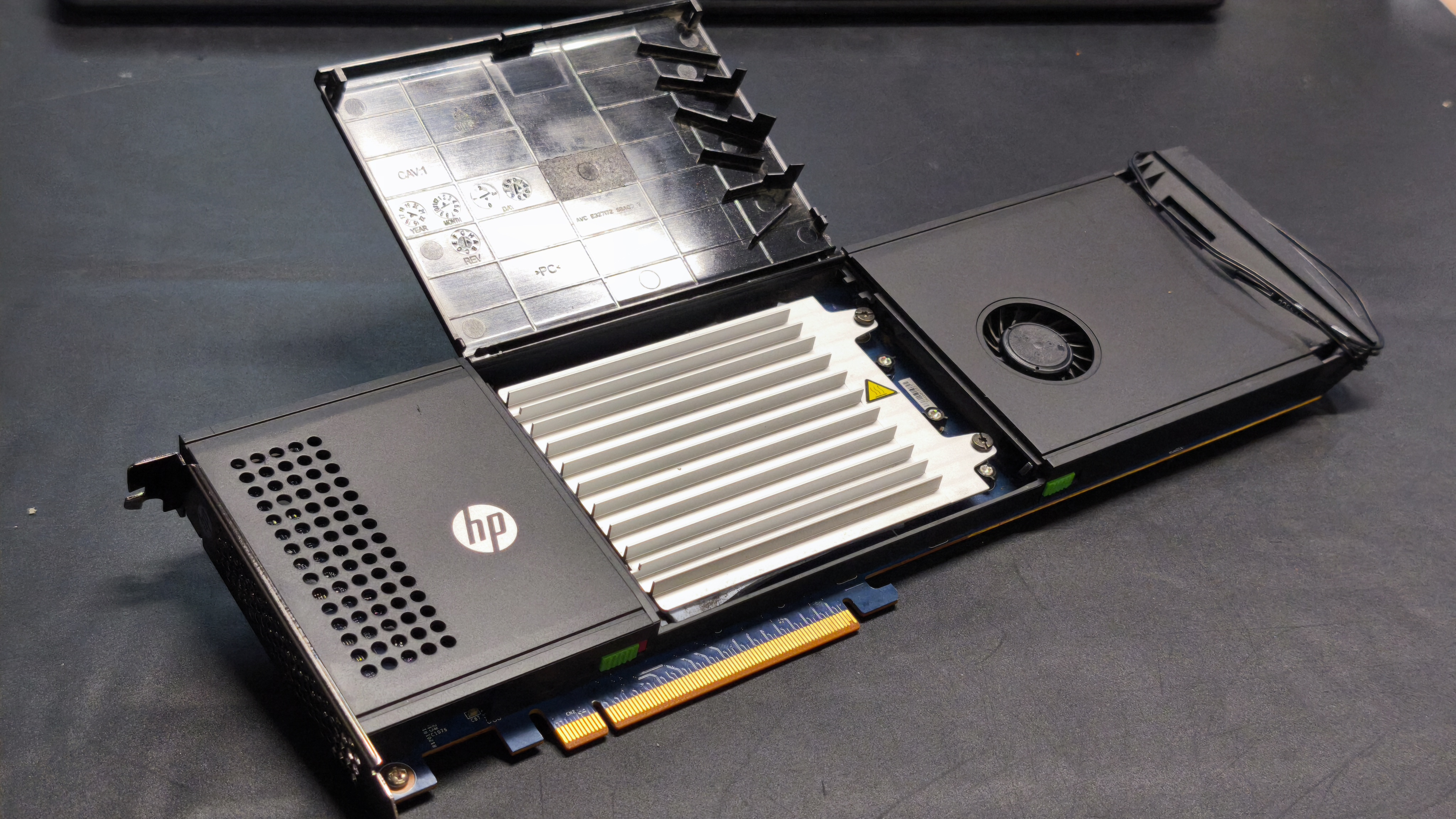 HP Z Turbo Drive Quad Pro M.2 SSD PCIe Adapter PCI Express 3.0 x4