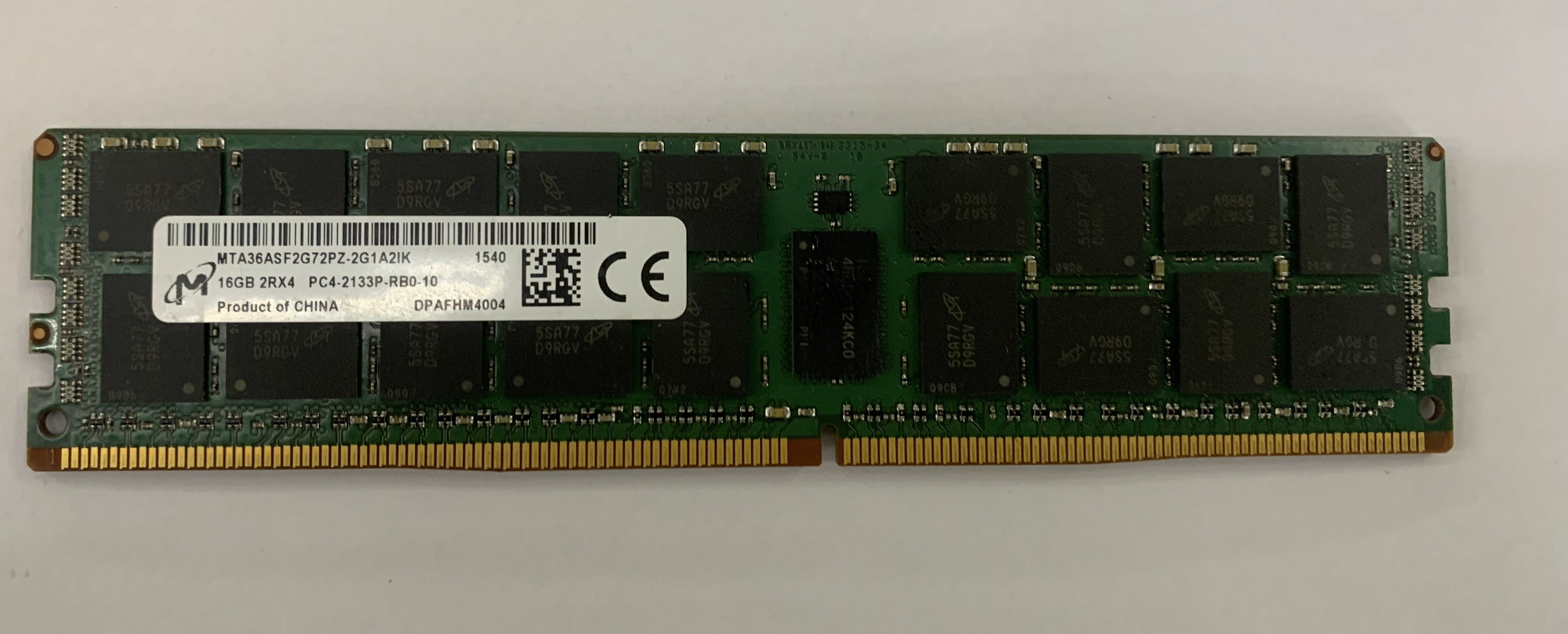 Micron 16GB DDR4 SDRAM 2RX4 PC4-2133P-RB0-10  MTA36ASF2G72PZ  für Desktop Nr.23