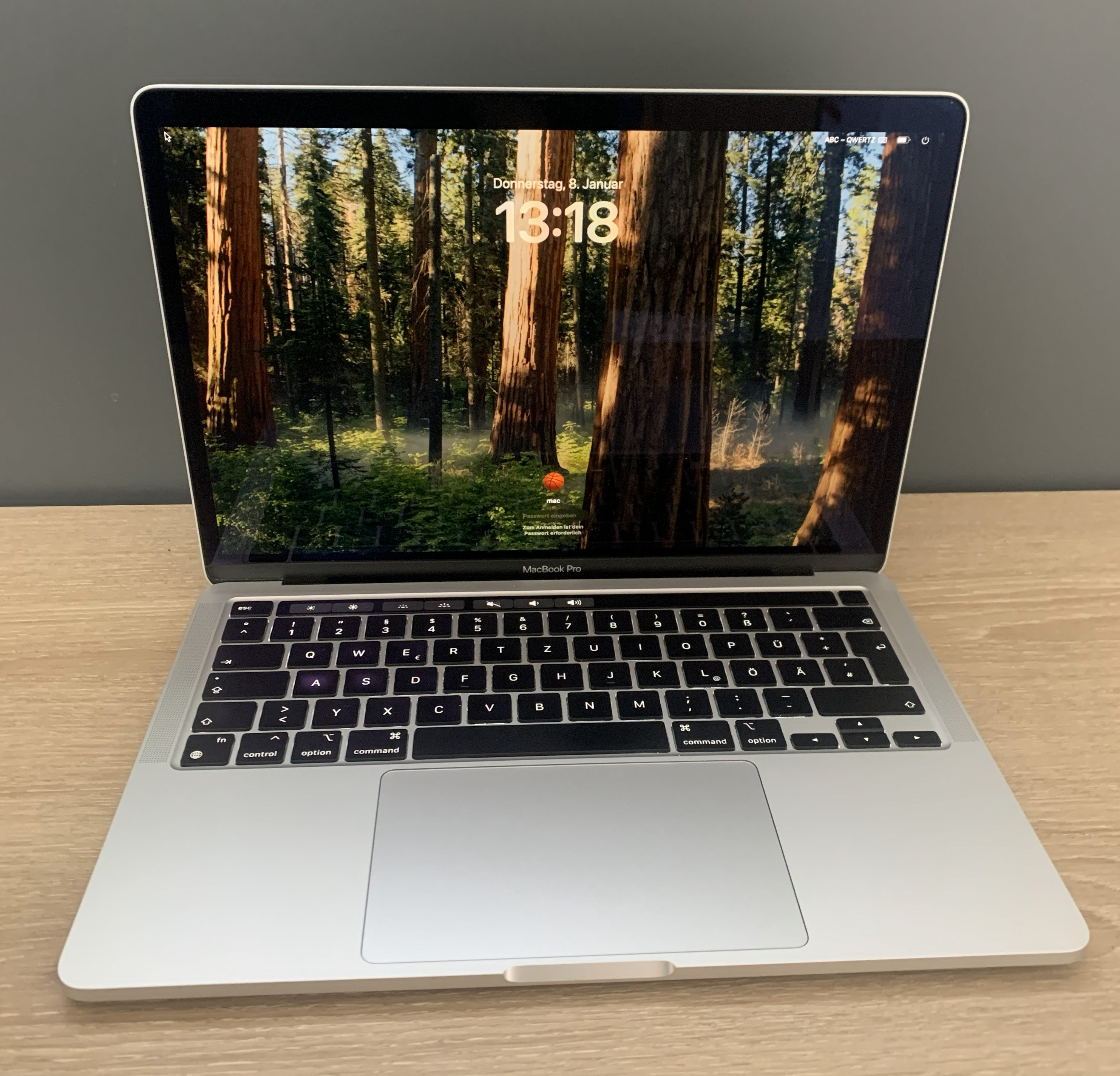 MacBook Pro A2338 13.3" M1 8 CPU/8 GPU 16GB DDR 256GB NVMe CAM macOS B-Ware2
