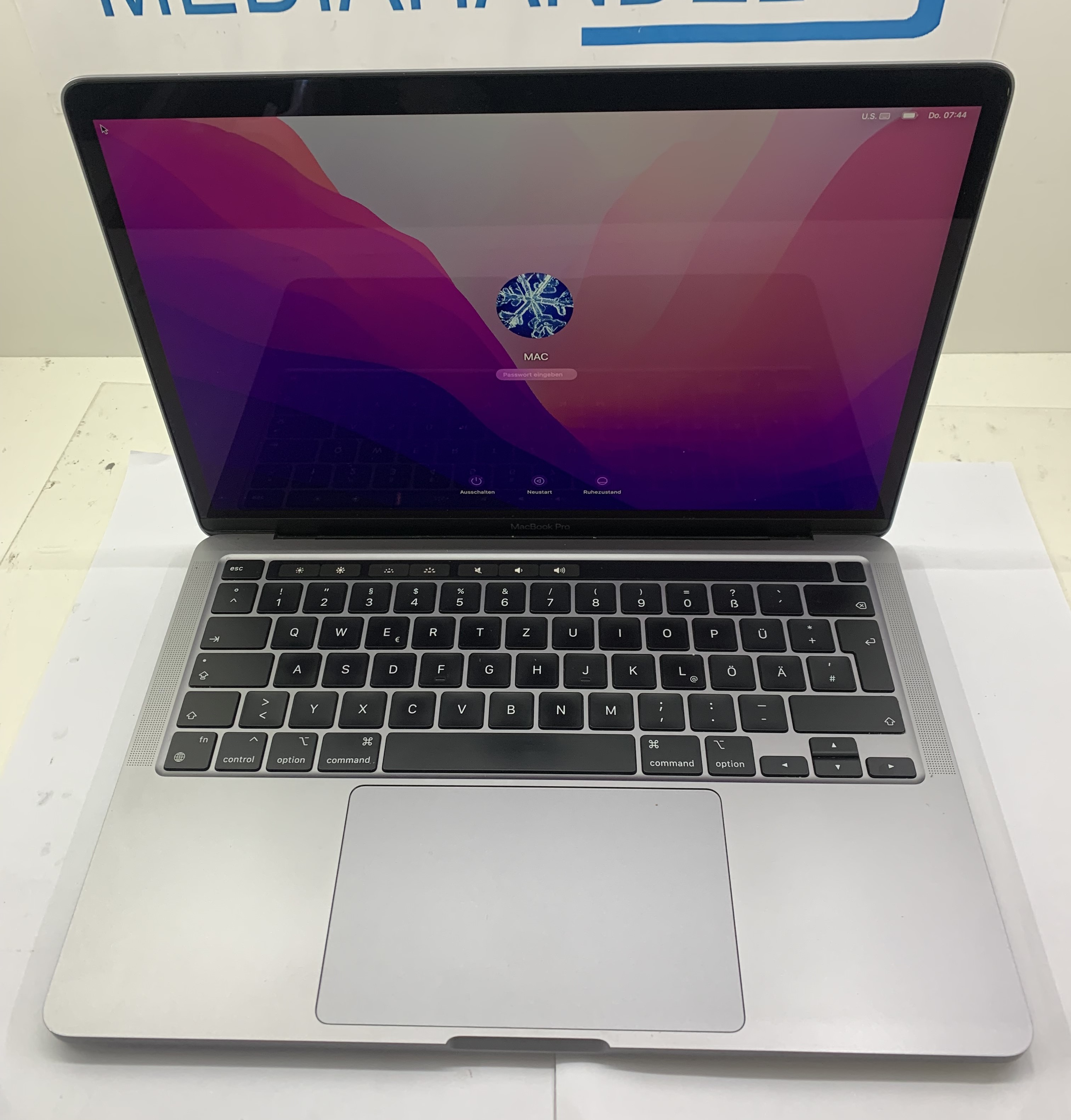 MacBook Pro A2338 M1 8 CPU/8 GPU 3.2GHz 8GB 512GB NVMe macOS CAM A-Ware4