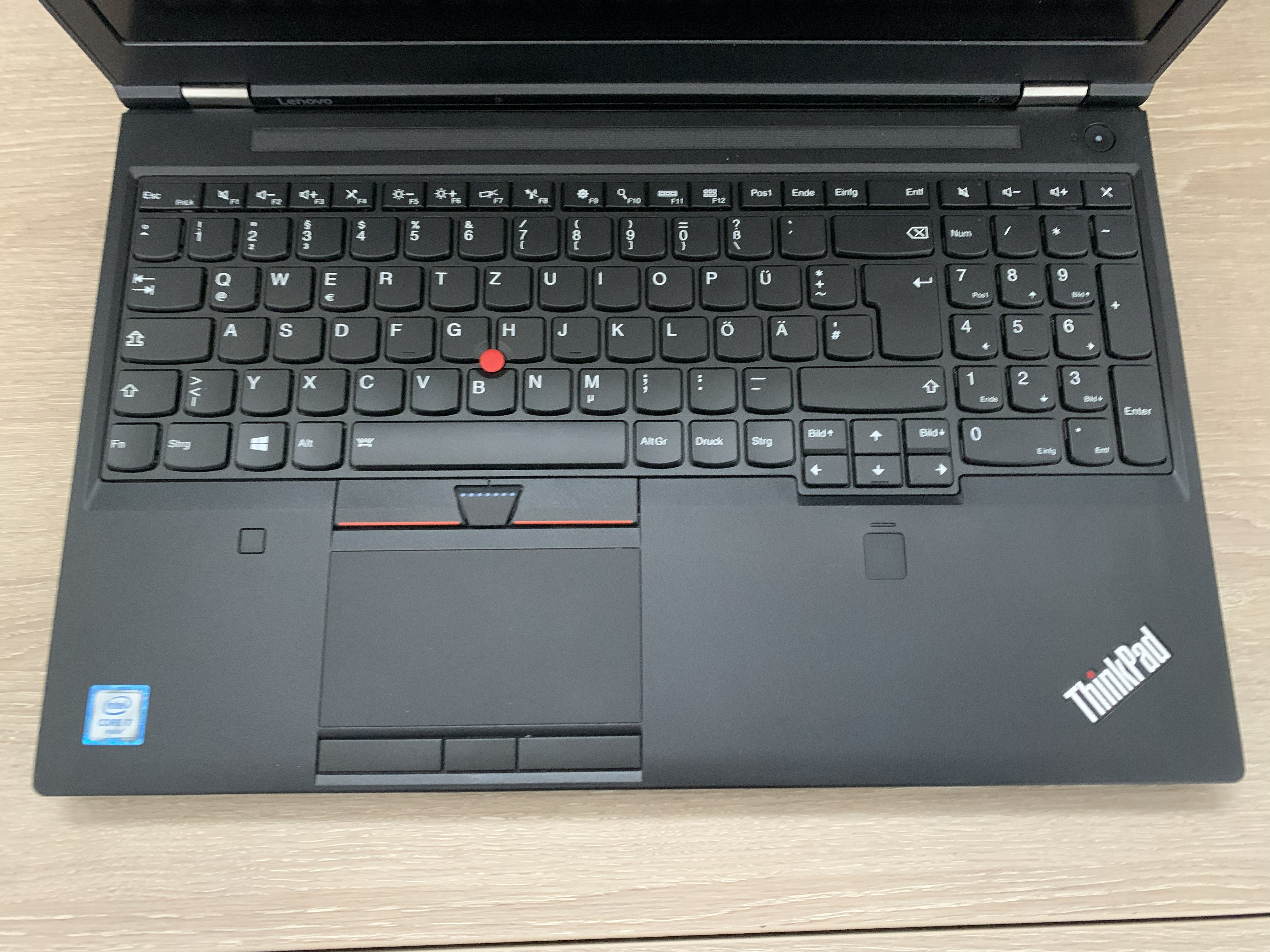 Lenovo Thinkpad P50 i7-6820HQ 16GB 512GB M.2 SSD M1000M CAM W10  C-Ware3