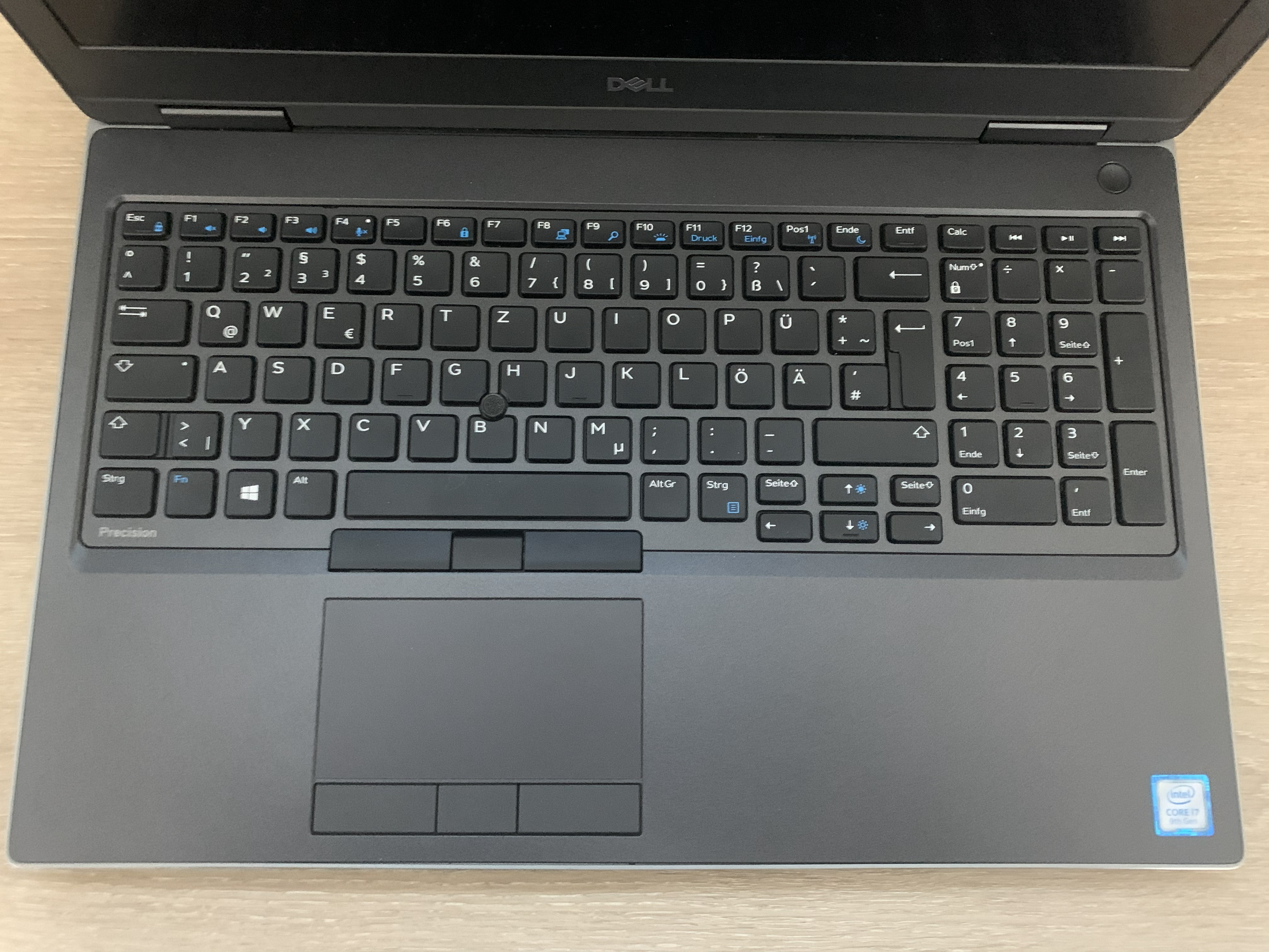 Dell Precision 7540 i7-9850H 32GB DDR 512GB M.2 SSD T2000 4GB CAM W11 B-Ware3