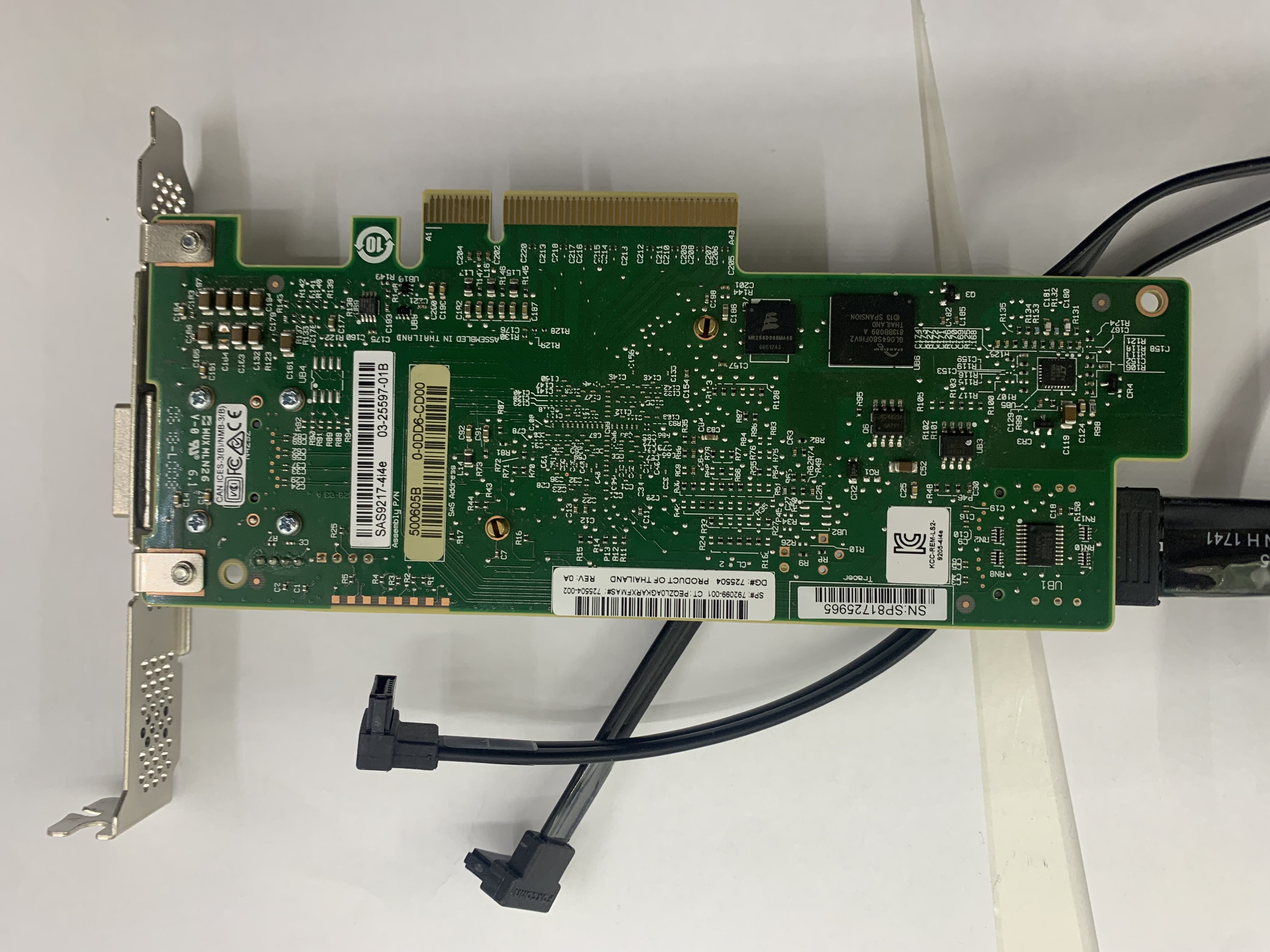 HP Raid Controller SAS9217-4i4e SAS SATA  mit Kabel  6Gb/s PCIe x8 792099-001