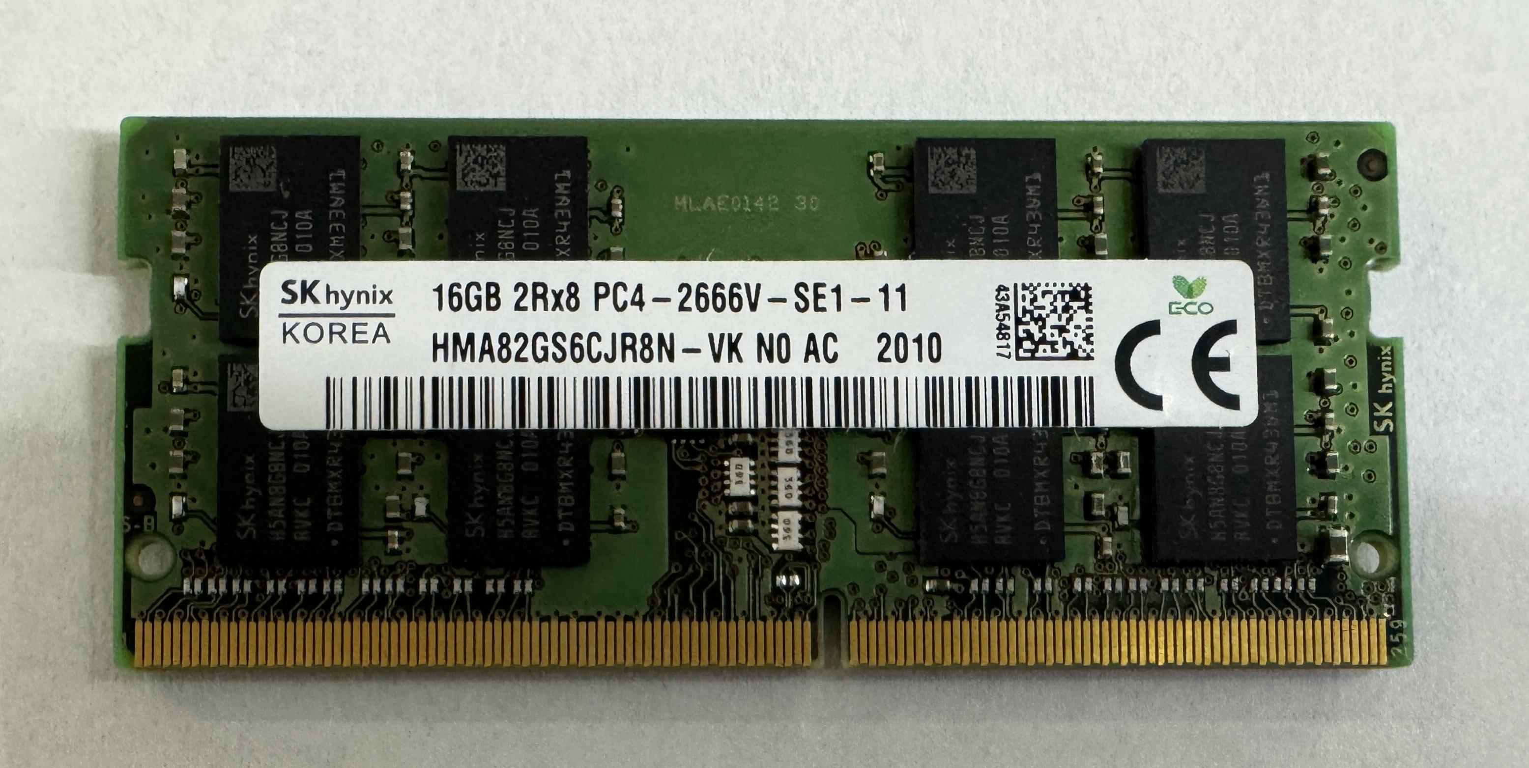 SK hynix 16GB DDR4 SDRAM 2Rx8 PC4-2666V HMA82GS6CJR8N-VK für Notebook Nr.3
