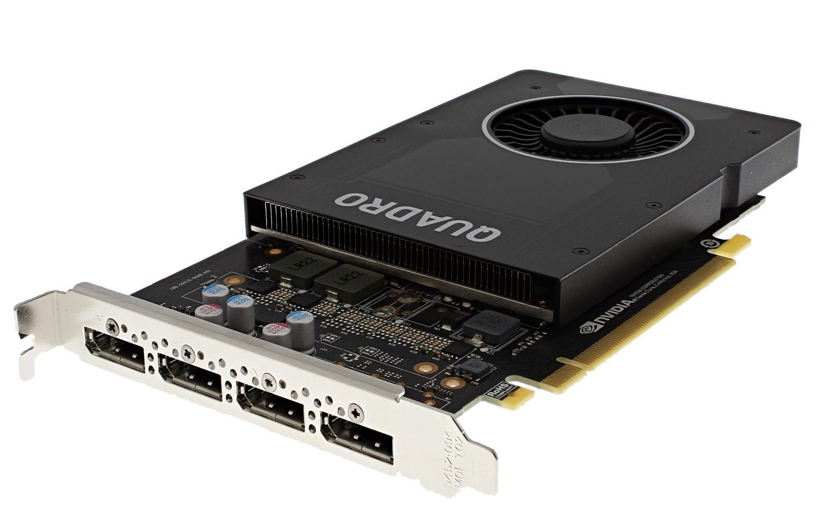 Nvidia QUADRO P2000 Grafikkarte 5GB GDDR5 PCI Express 3.0x 16 4x Displayport