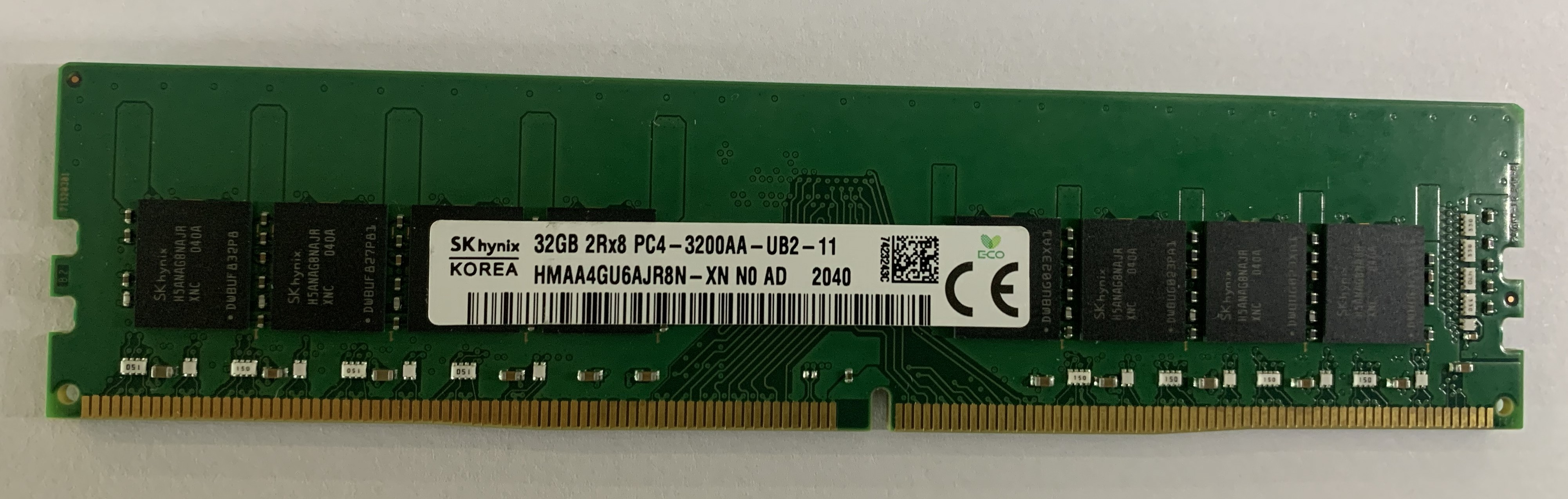 Sk hynix 32GB DDR4 RAM 2Rx8 PC4-3200AA-UB2-11 HMAA4GU6AJR8N für Desktop Nr.6