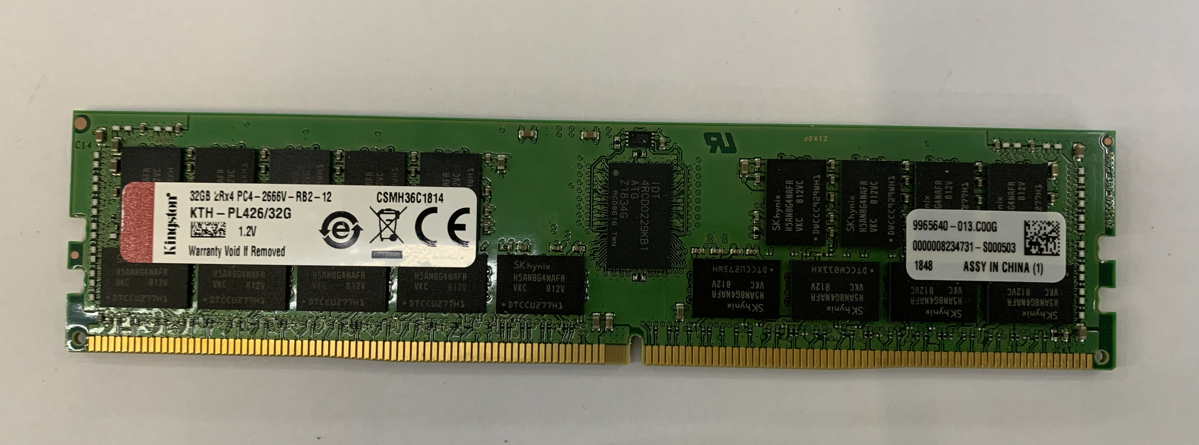 Kingston 32GB DDR4 RAM 2Rx4 PC4-2666V-RB2 12 KTH-PL426/32G  für Desktop Nr.15