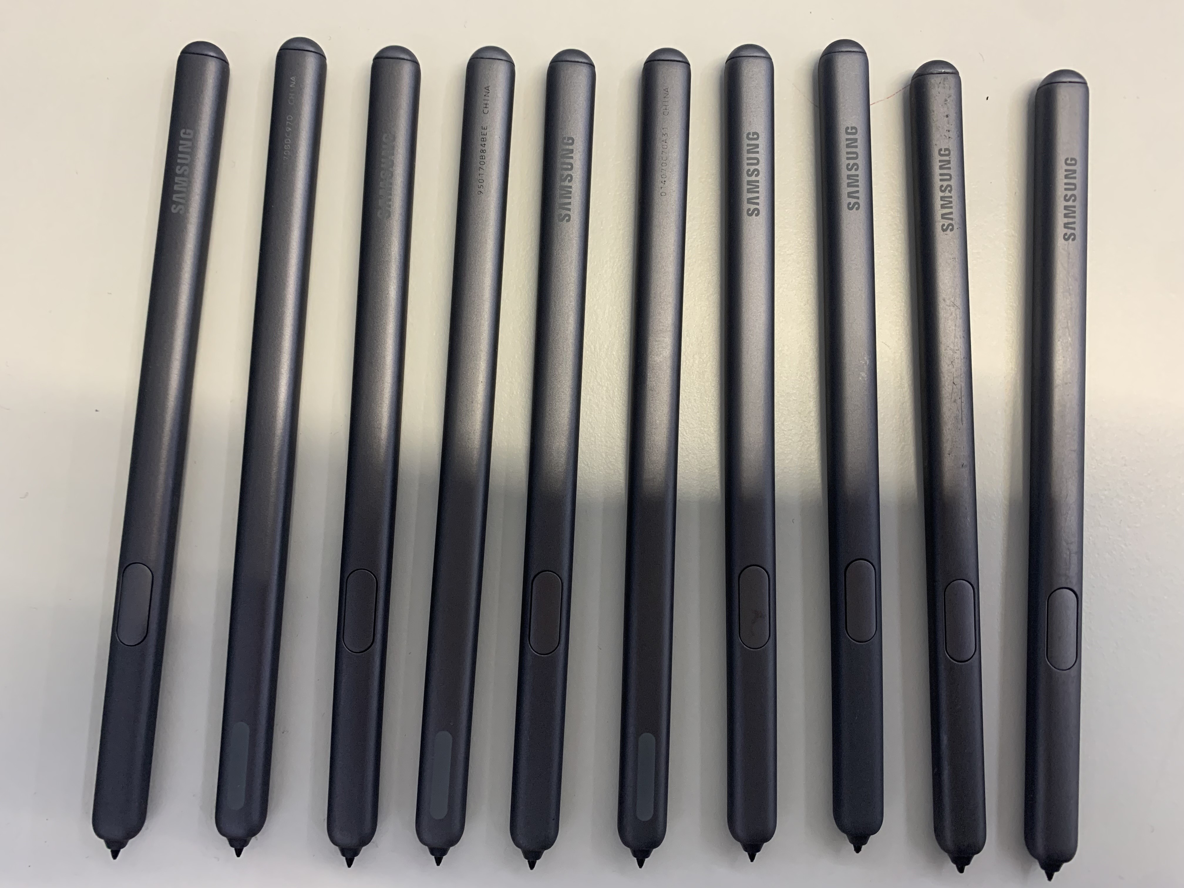10x  Samsung S6 / S7 Stylus Pen Eingabestifte für Galaxy Tab S6 / S7 Grau
