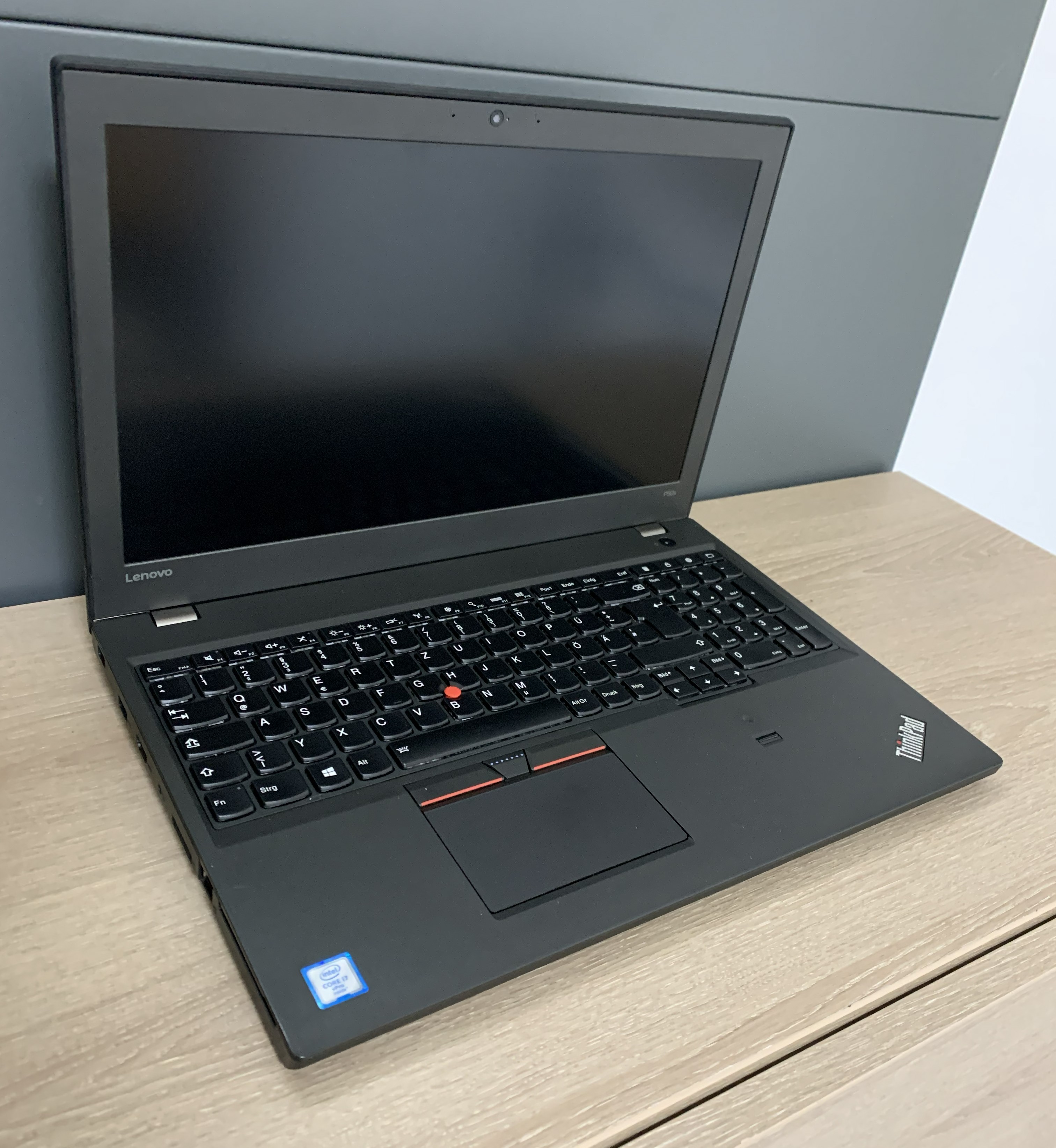 Lenovo Thinkpad P50s i7-6600U 16GB DDR 256GB M.2 SSD M500M CAM W10 B-Ware