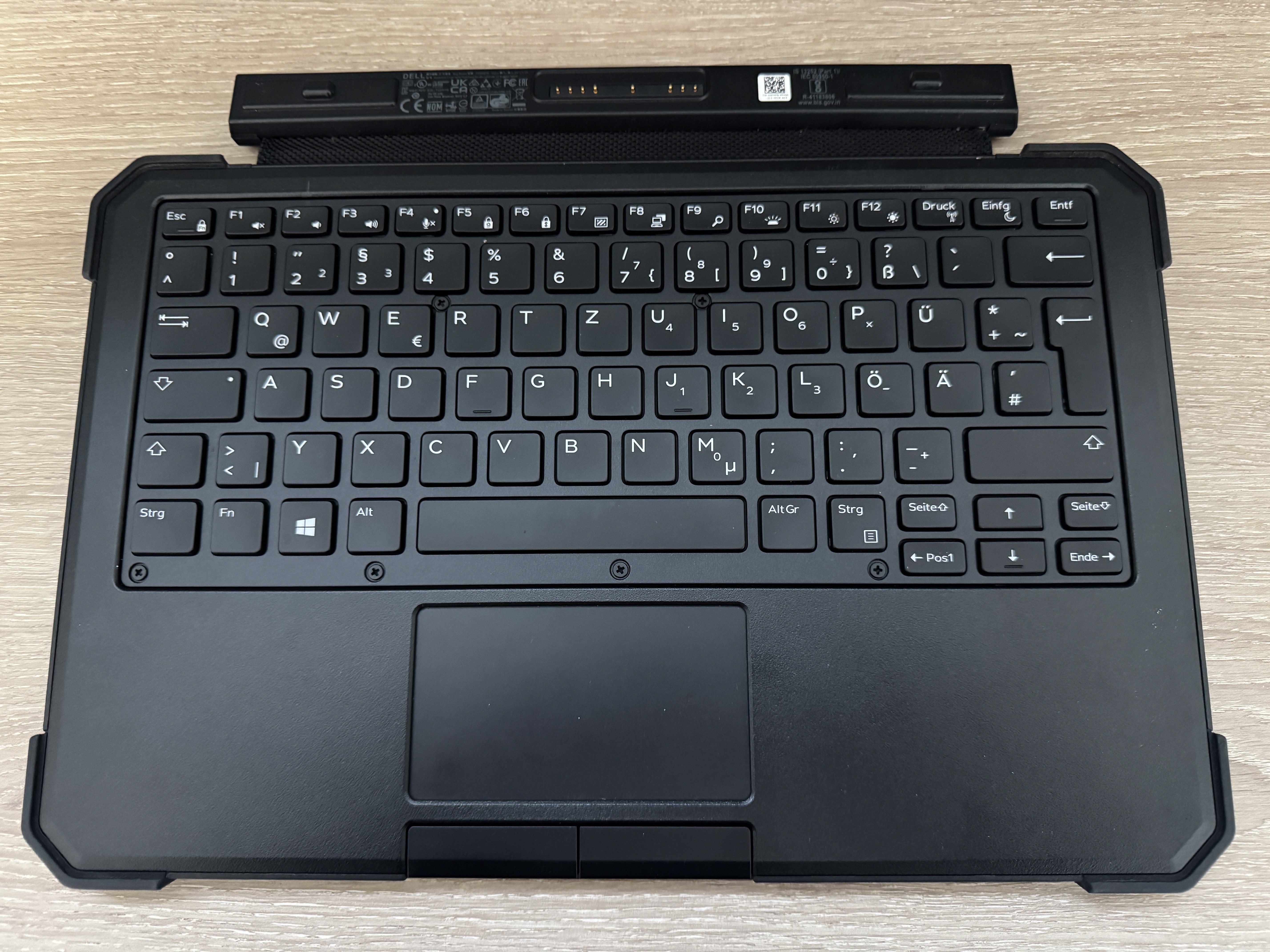 Original Dell Latitude Rugged 12 Tastatur Cover QWERTZ DE mit Standfuß T03HKYB