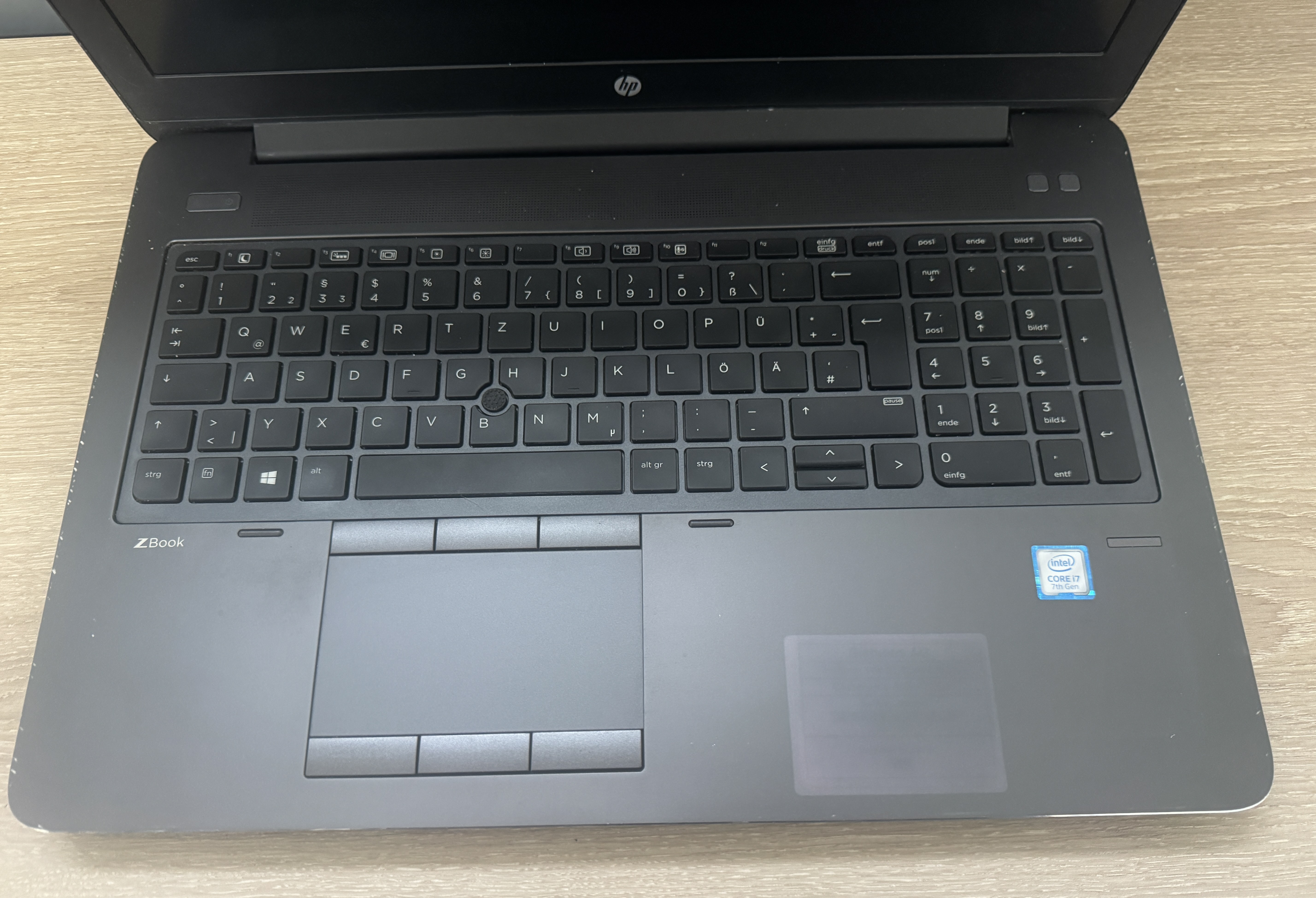 HP ZBook 15 G4 i7-7820HQ 2,90GHz 32GB DDR 512GB M.2 SSD M2200 4GB  W10 B-Ware10