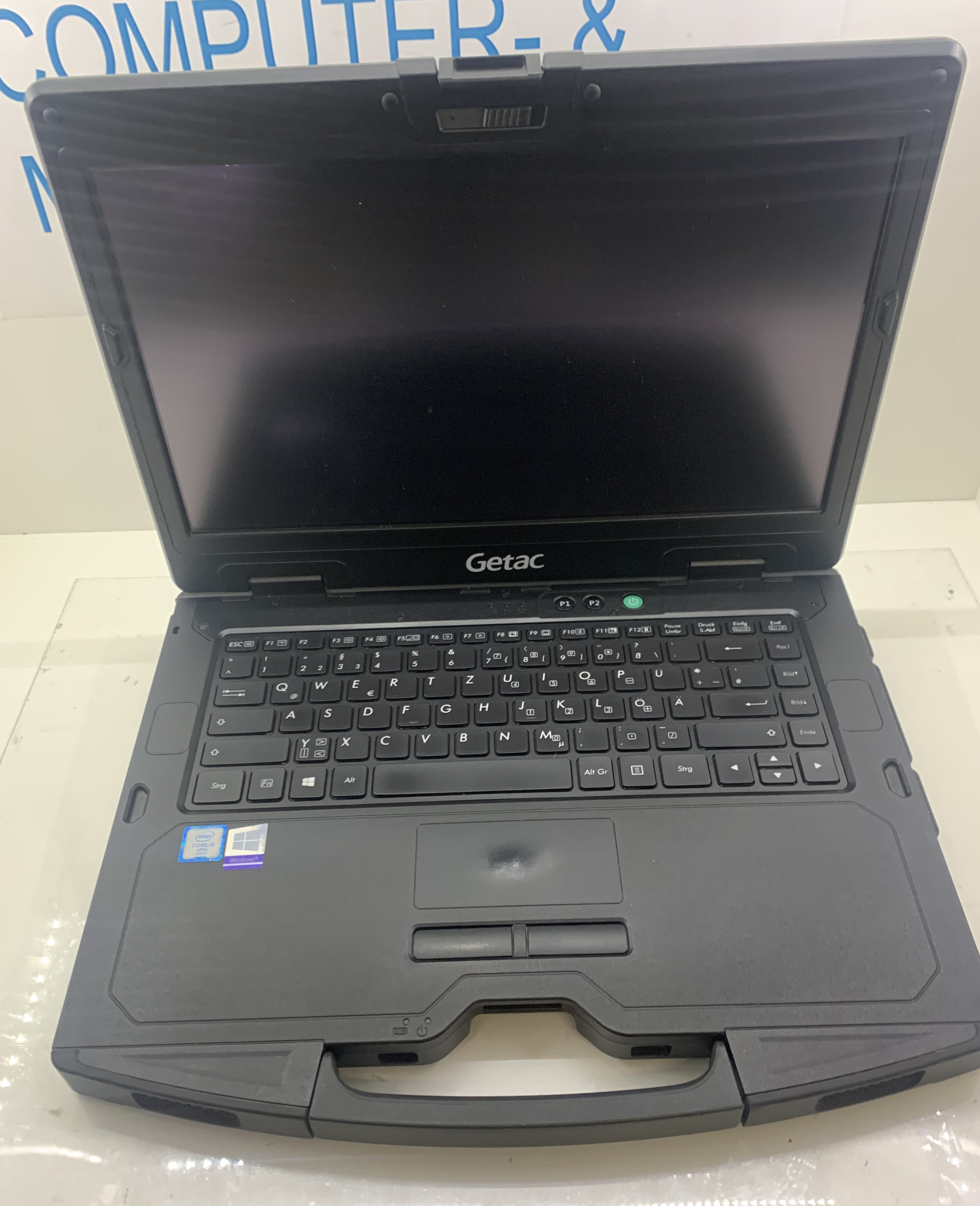 Rugged Getac S410 Notebook i5-6300U 2,40GHz 8GB DDR 512GB SSD FullHD CAM W10 B4