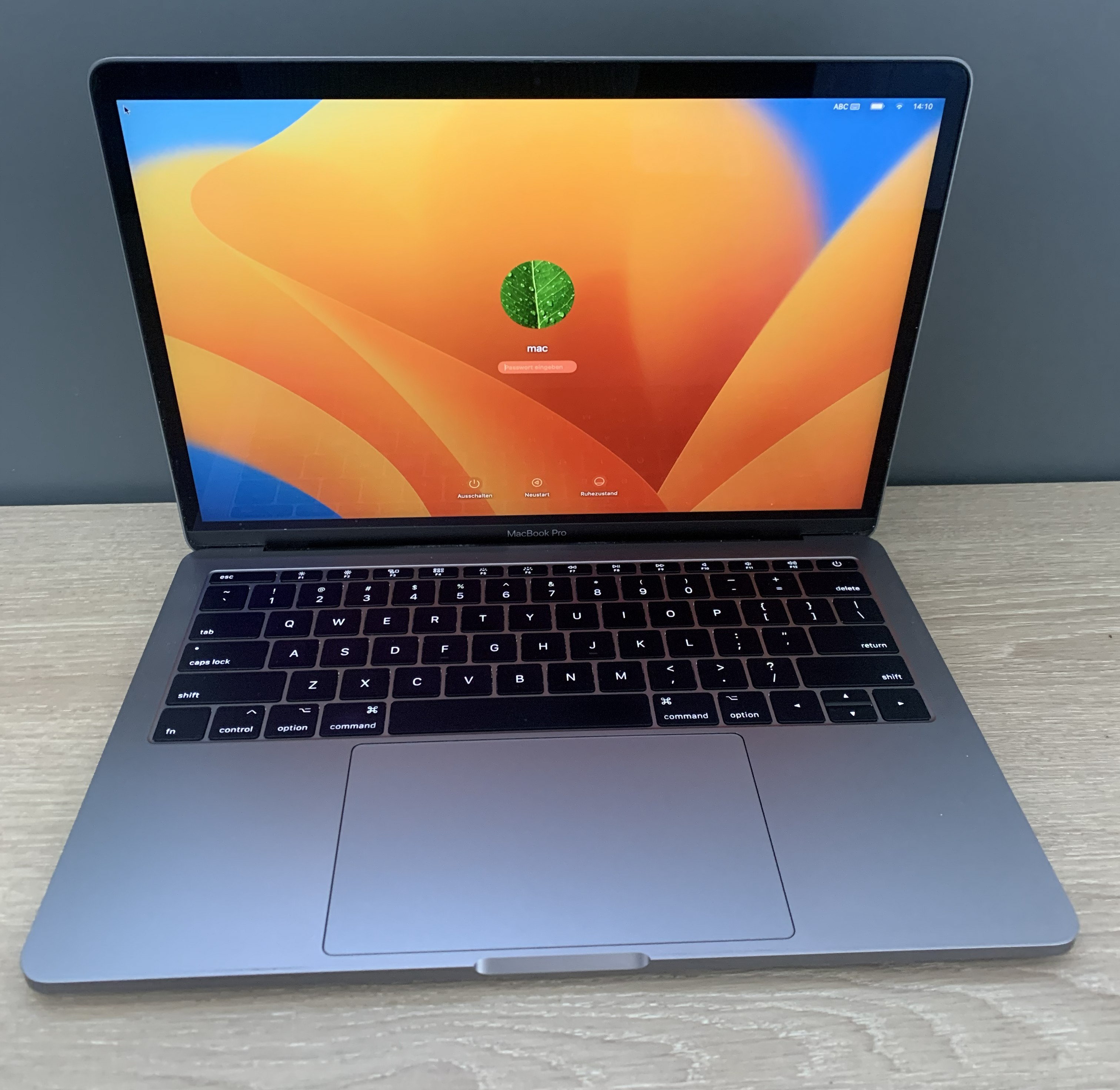 MacBook Pro A1708 13,3" i5-7360U 16GB 256GB NVMe Iris Plus CAM macOS B-Ware10